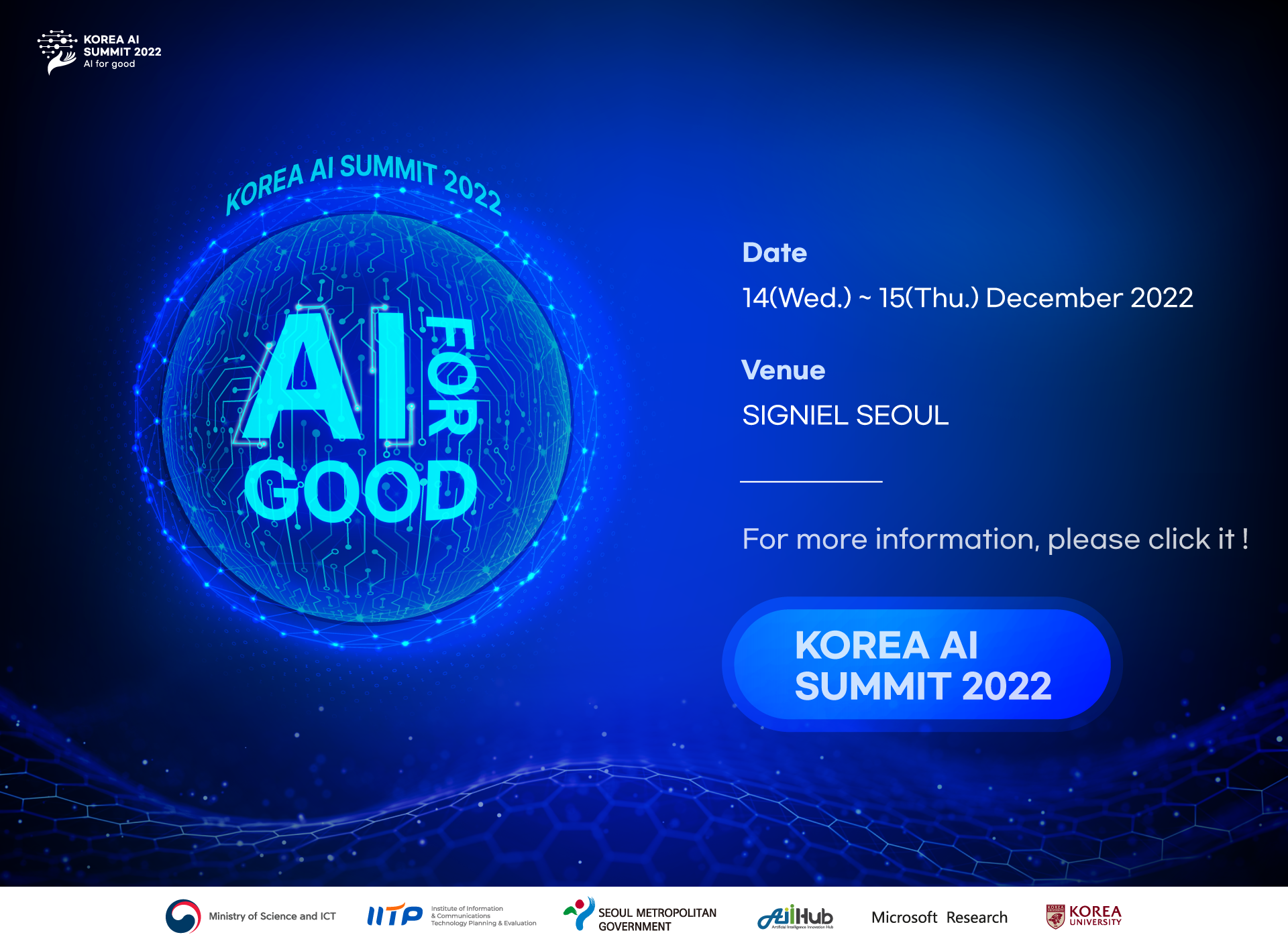 Korea AI summit 2022
